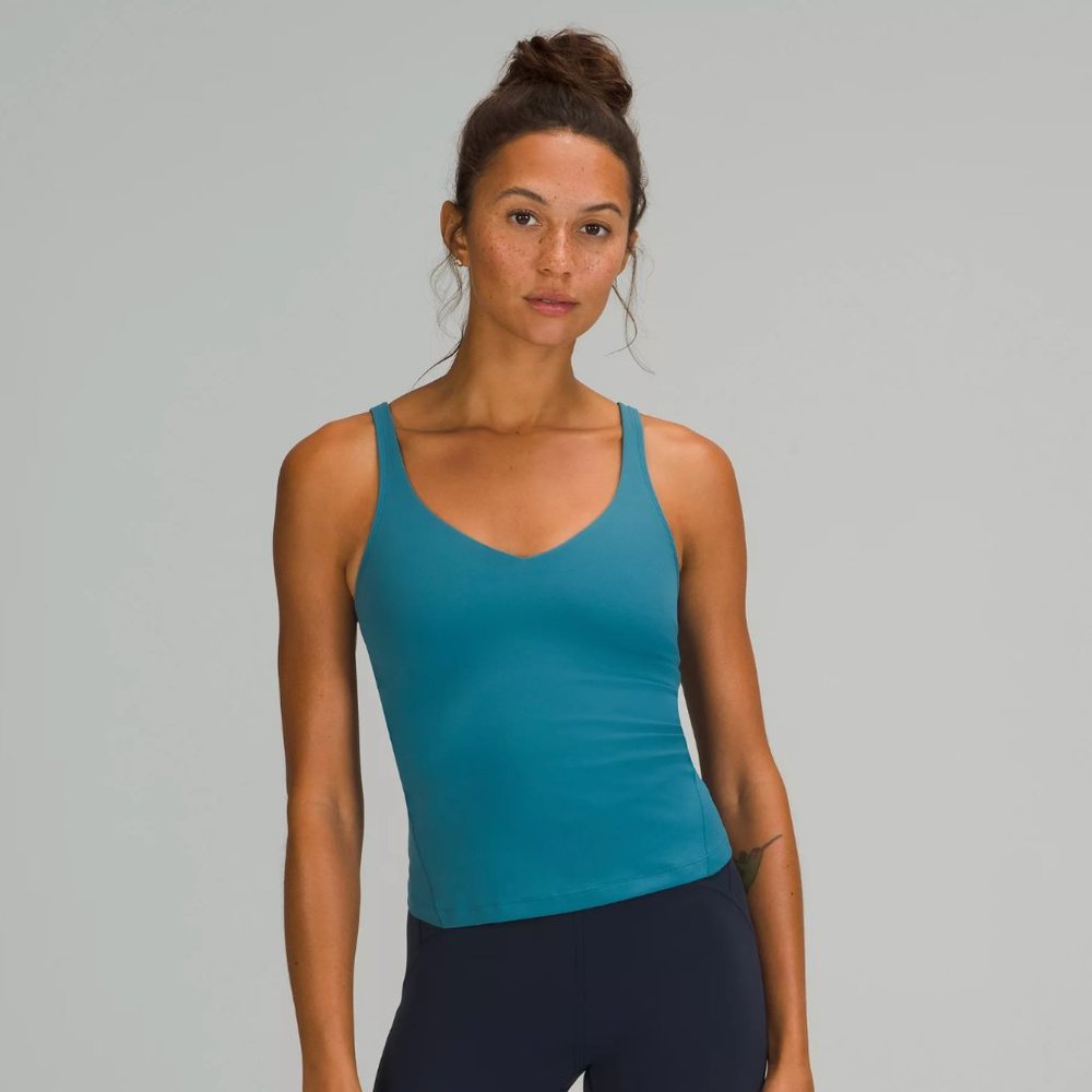 Lululemon Align™ Waist-length Tank Top // Capture Blue // Size 8